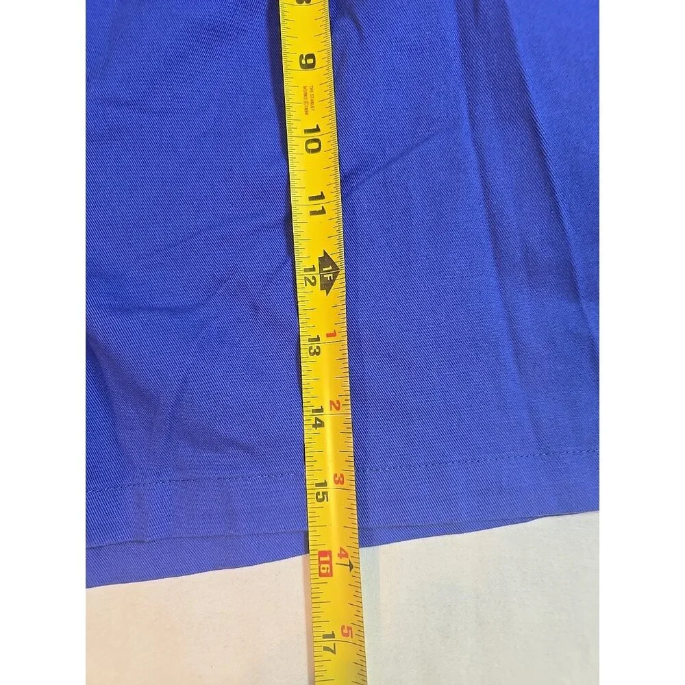 Happily Grey Sailor‎ Shorts Royal Blue Gold buttons High waisted size XL - Picture 13 of 15